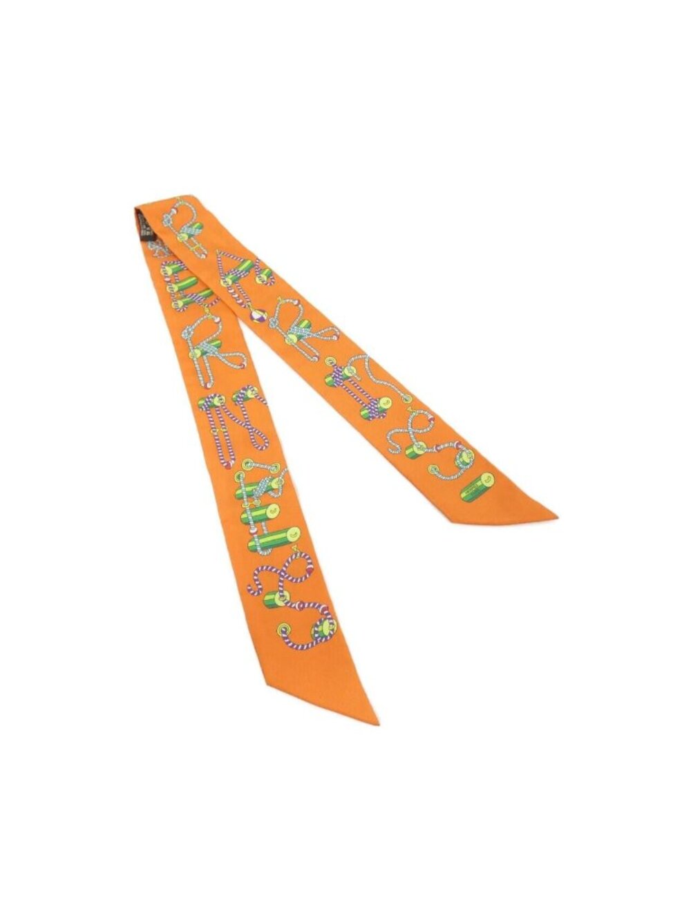 Hermes Twilly Scarf Orange